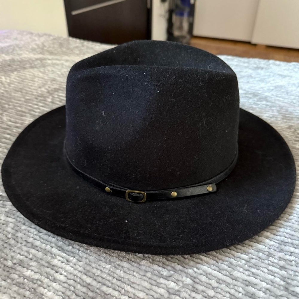 Stylish Black Fedora Hat